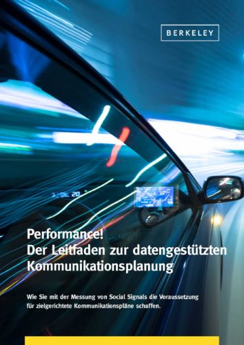 Cover von Performance! Der Leitfaden zur datengestützten Kommunikationsplanung